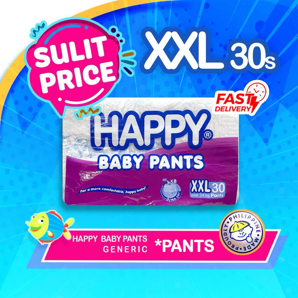 Happy Baby Pants Diapers Generic 30s