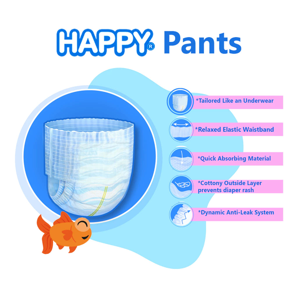 Happy Baby Pants Diapers Generic 30s