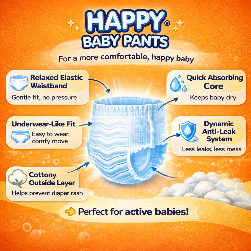 Happy Baby Pants Diapers 12s