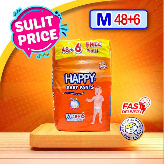 Happy Baby Pants Diapers 48s (+6 free)